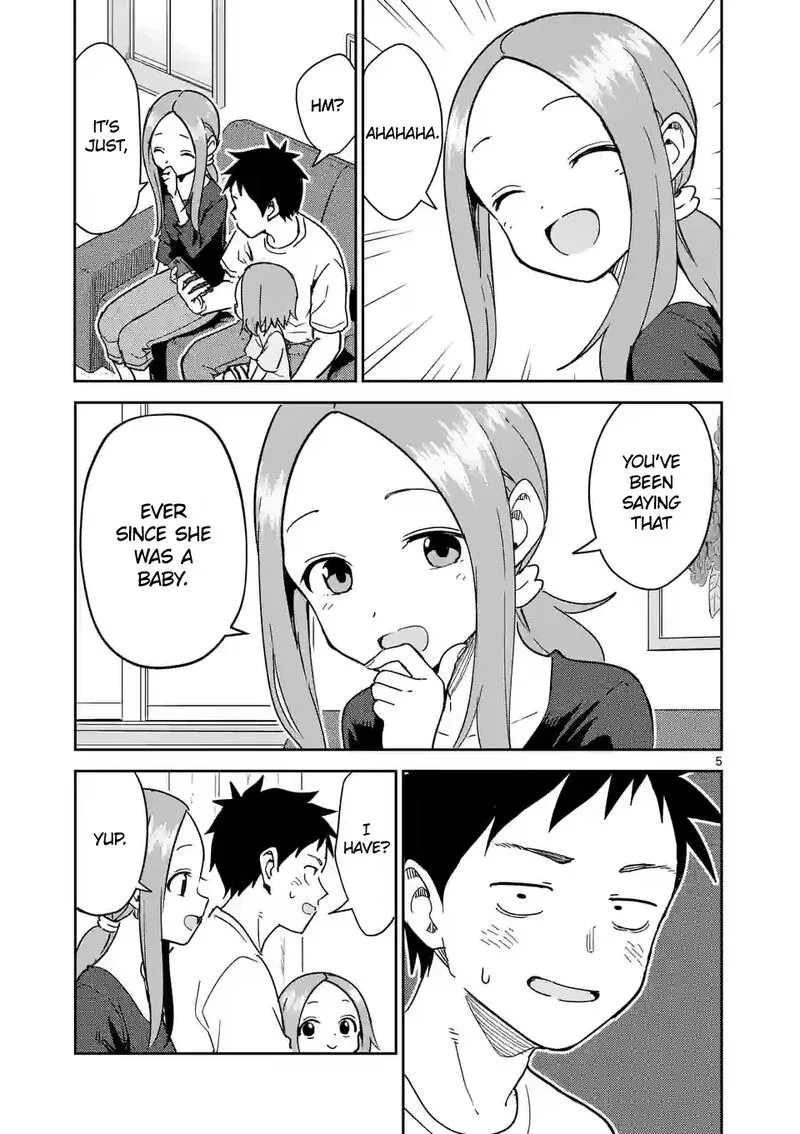 Karakai Jouzu no (Moto) Takagi-san Chapter 276 page 5