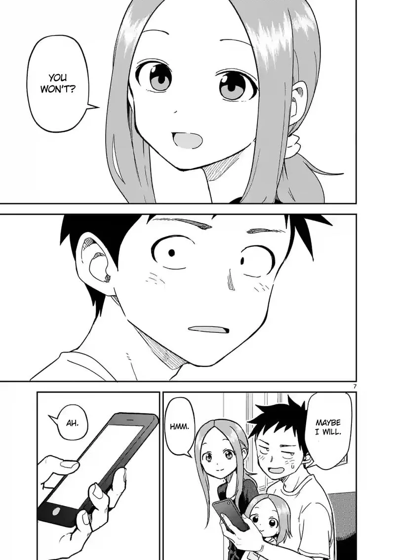 Karakai Jouzu no (Moto) Takagi-san Chapter 276 page 7
