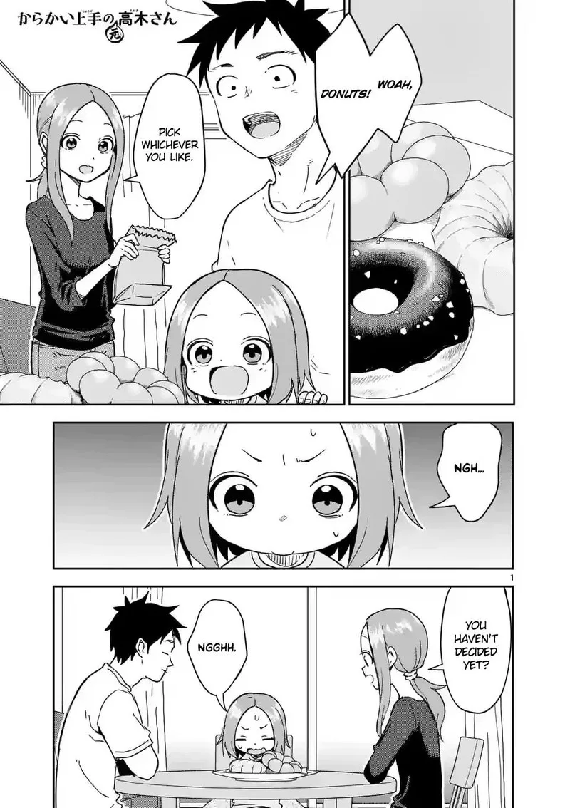 Karakai Jouzu no (Moto) Takagi-san Chapter 278 page 1
