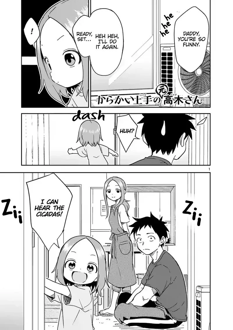 Karakai Jouzu no (Moto) Takagi-san Chapter 282 page 1