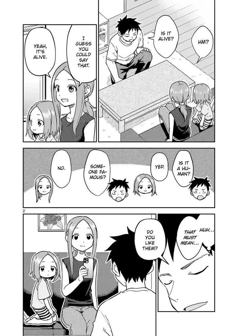 Karakai Jouzu no (Moto) Takagi-san Chapter 284 page 2