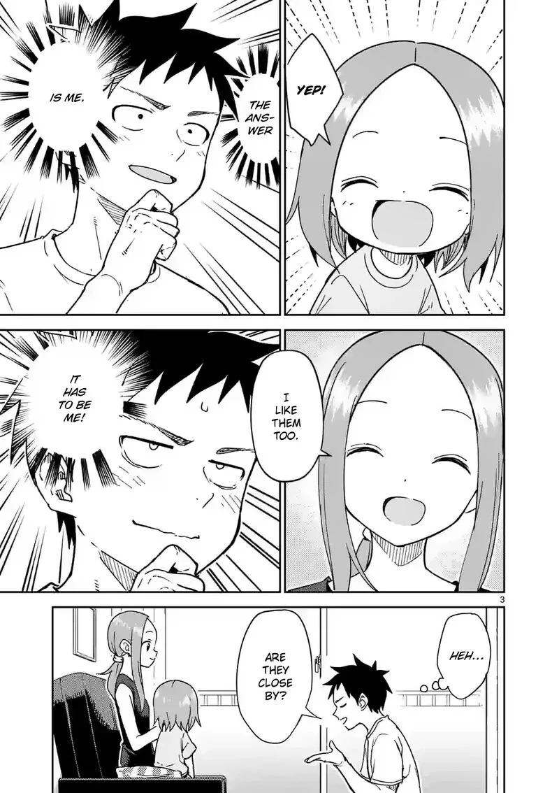 Karakai Jouzu no (Moto) Takagi-san Chapter 284 page 3