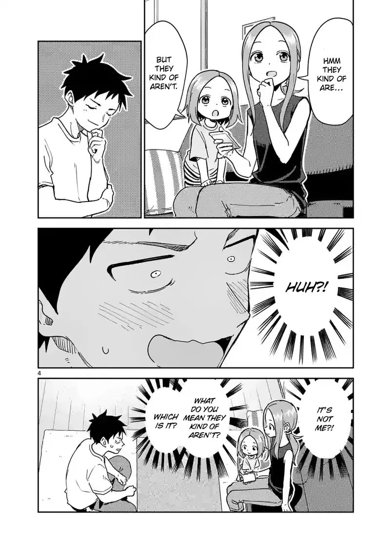 Karakai Jouzu no (Moto) Takagi-san Chapter 284 page 4