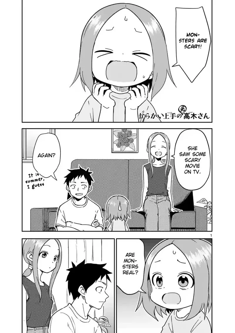 Karakai Jouzu no (Moto) Takagi-san Chapter 287 page 1