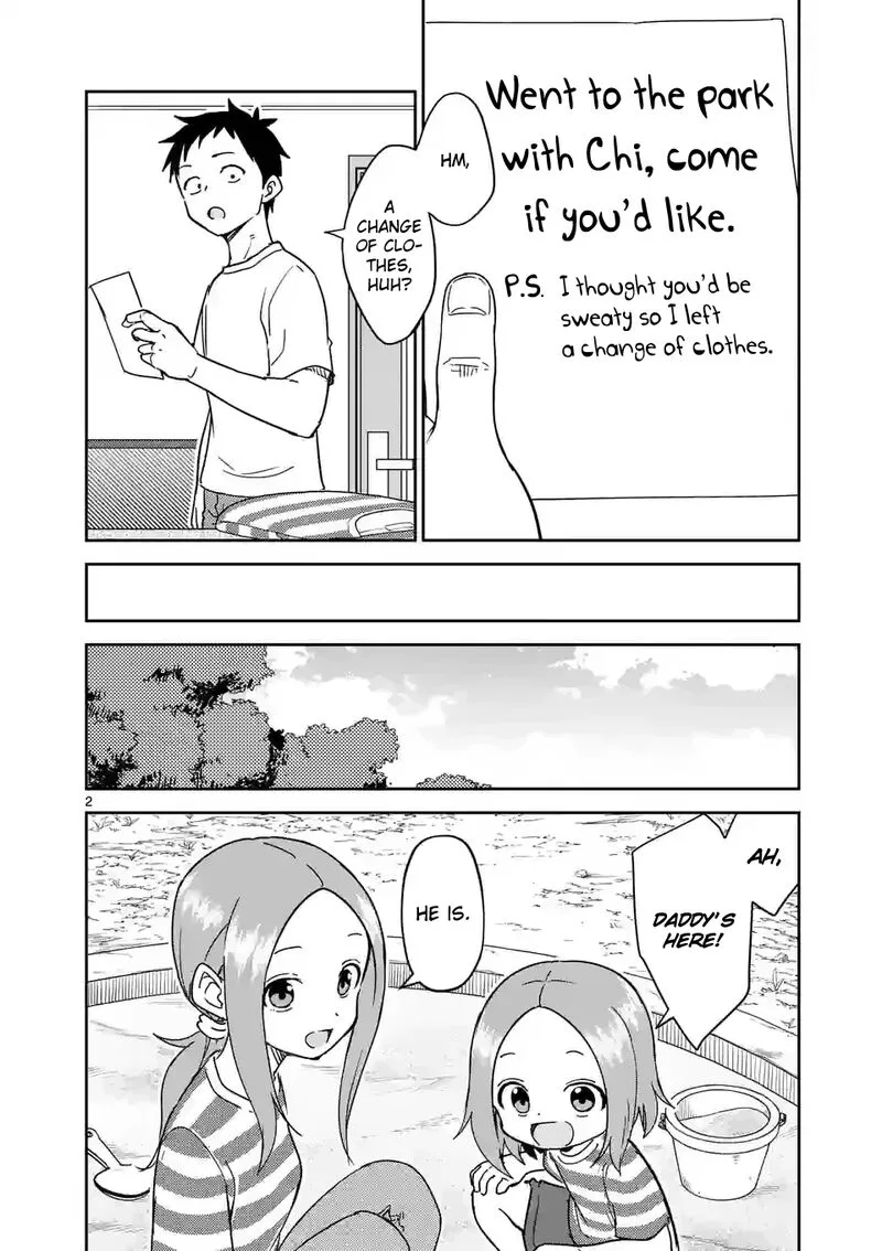 Karakai Jouzu no (Moto) Takagi-san Chapter 289 page 2