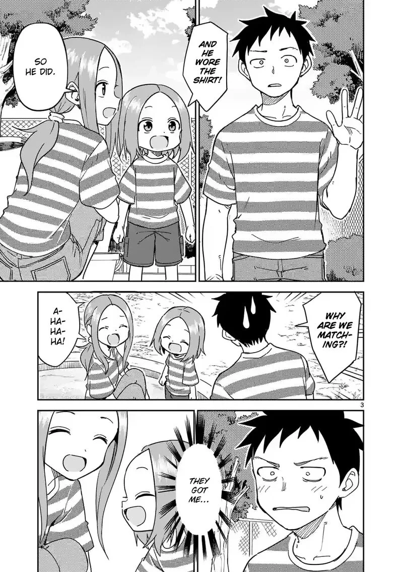 Karakai Jouzu no (Moto) Takagi-san Chapter 289 page 3