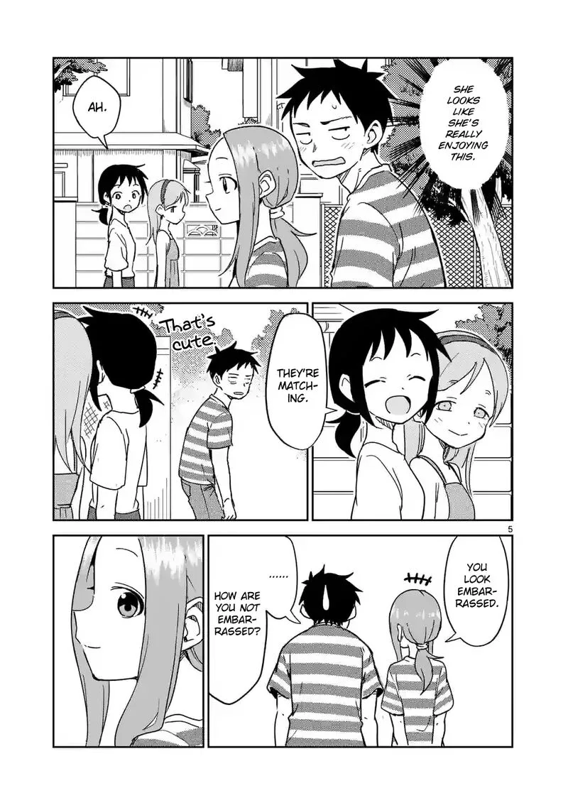 Karakai Jouzu no (Moto) Takagi-san Chapter 289 page 5