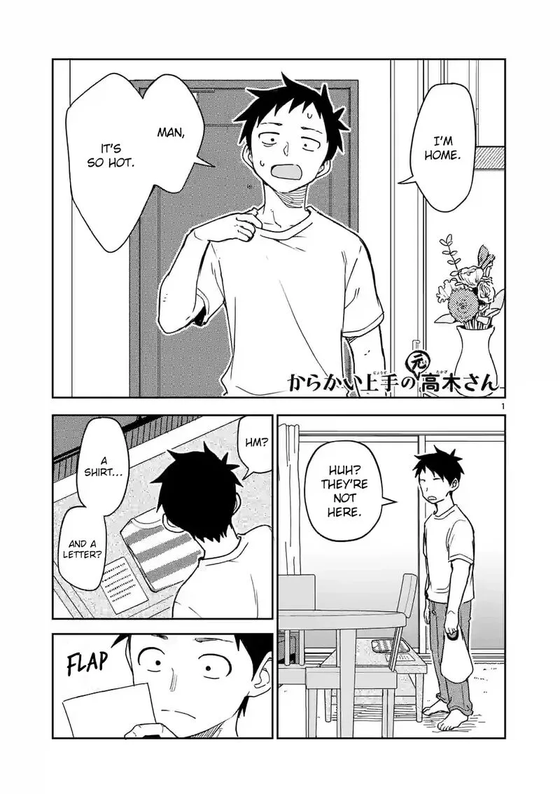 Karakai Jouzu no (Moto) Takagi-san Chapter 289 page 1