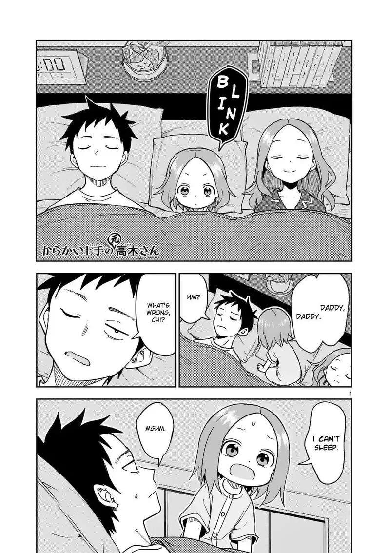 Karakai Jouzu no (Moto) Takagi-san Chapter 290 page 1