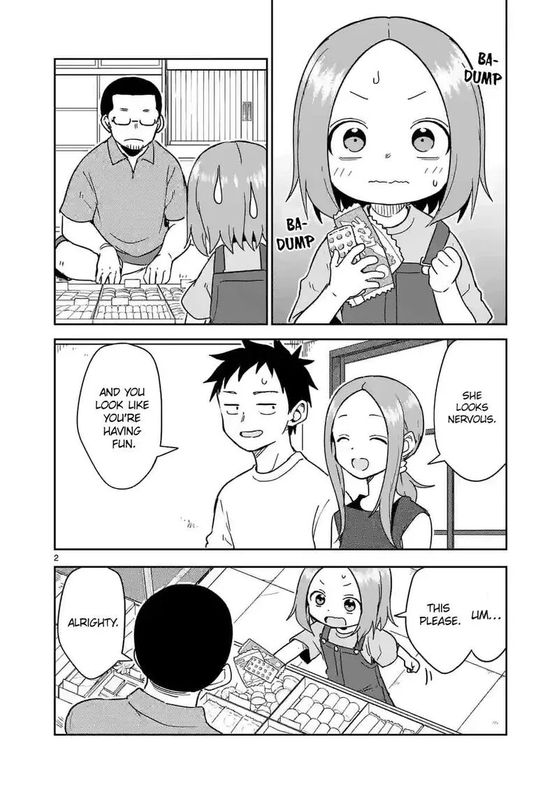 Karakai Jouzu no (Moto) Takagi-san Chapter 291 page 2