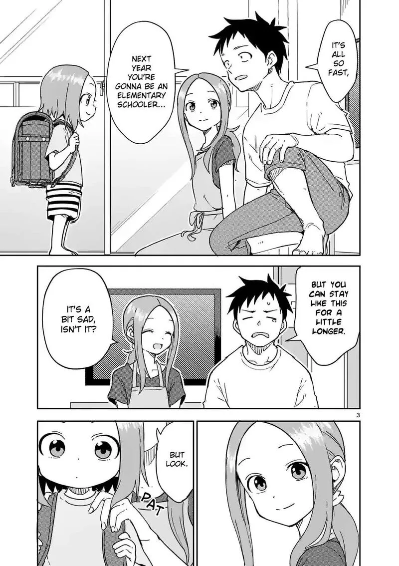 Karakai Jouzu no (Moto) Takagi-san Chapter 292 page 3