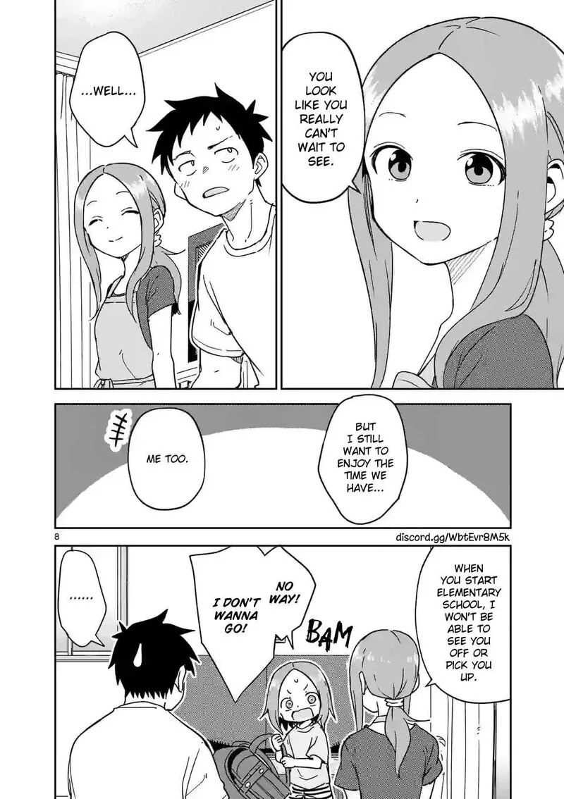 Karakai Jouzu no (Moto) Takagi-san Chapter 292 page 8