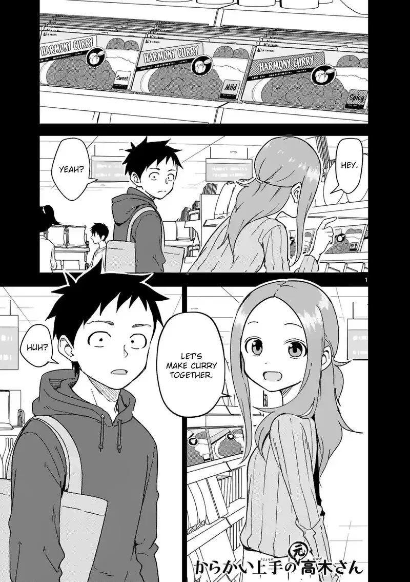 Karakai Jouzu no (Moto) Takagi-san Chapter 293 page 1