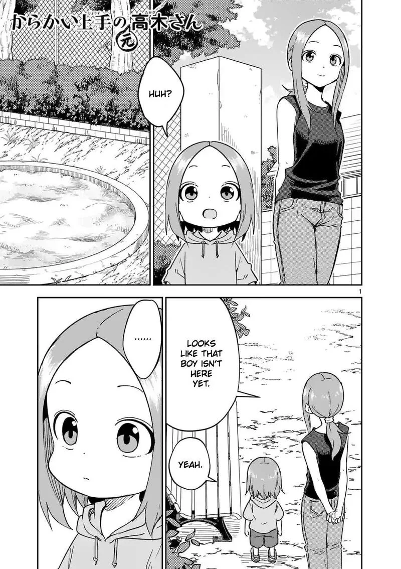 Karakai Jouzu no (Moto) Takagi-san Chapter 294 page 1