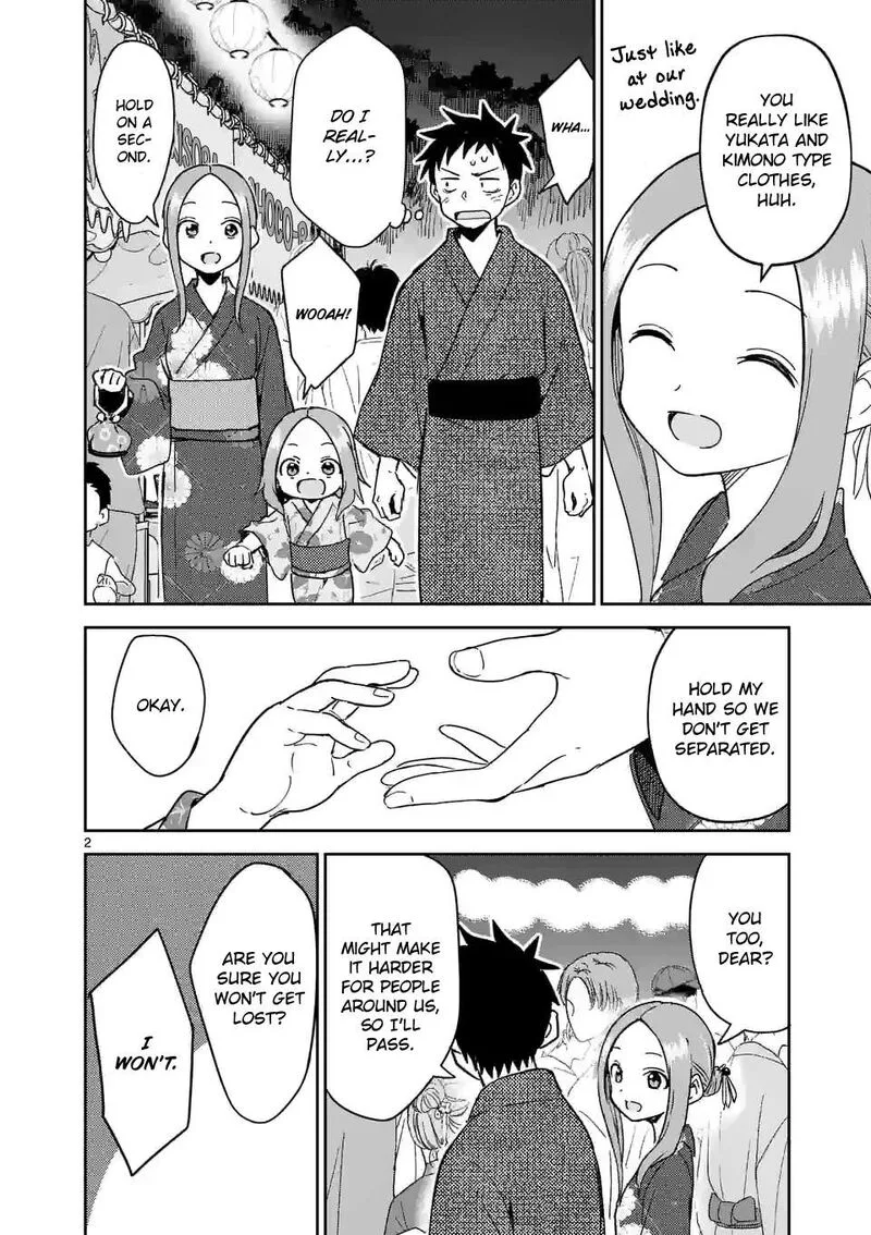 Karakai Jouzu no (Moto) Takagi-san Chapter 295 page 2
