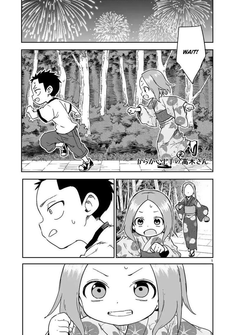 Karakai Jouzu no (Moto) Takagi-san Chapter 296 page 1