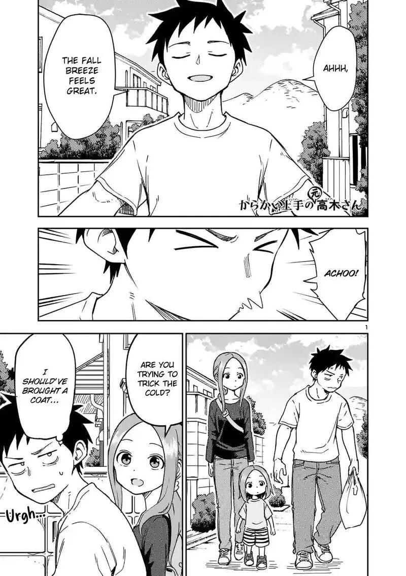 Karakai Jouzu no (Moto) Takagi-san Chapter 297 page 1