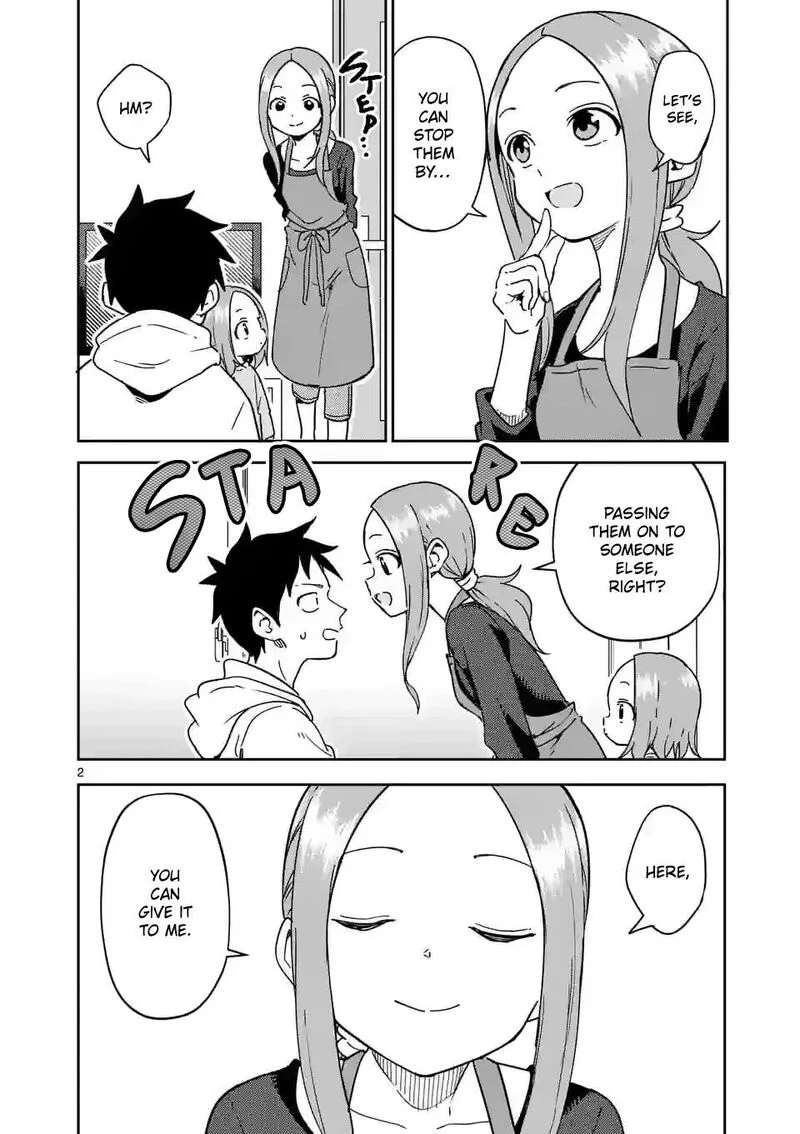 Karakai Jouzu no (Moto) Takagi-san Chapter 298 page 2