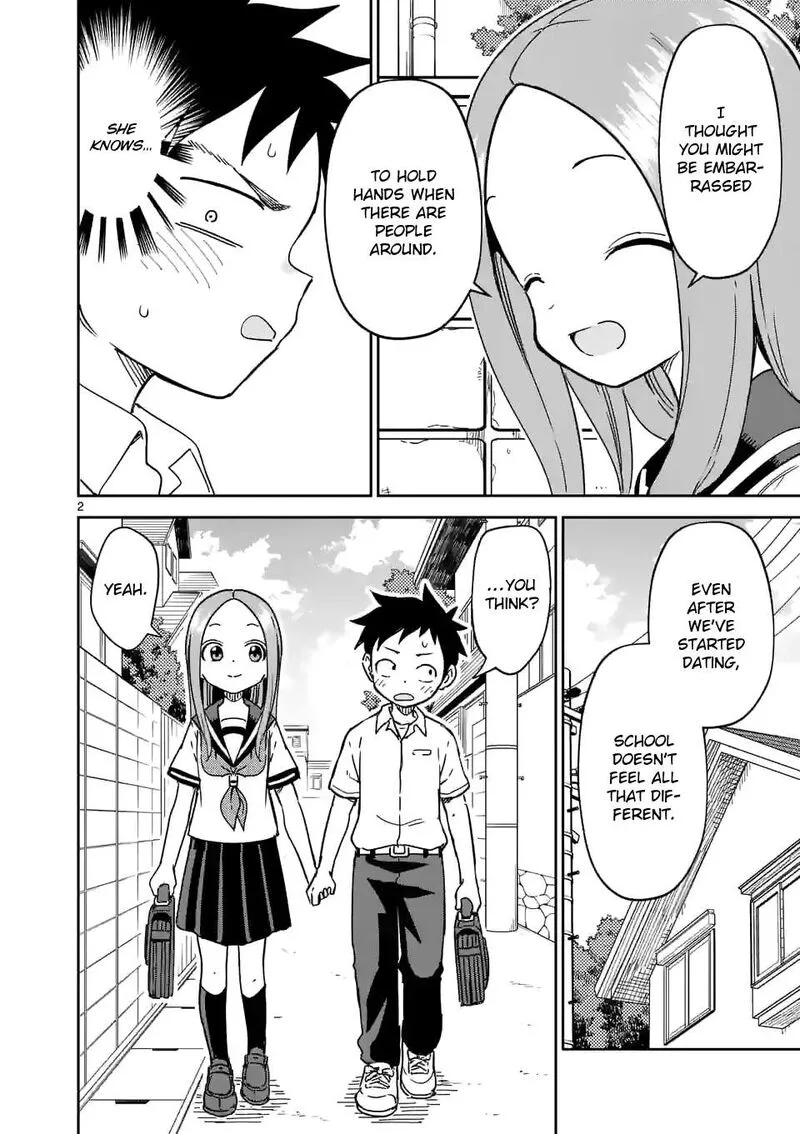 Karakai Jouzu no (Moto) Takagi-san Chapter 299 page 2