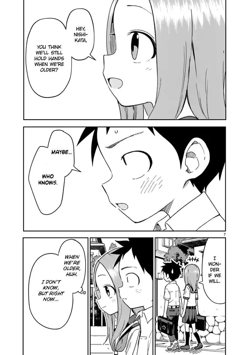 Karakai Jouzu no (Moto) Takagi-san Chapter 299 page 7