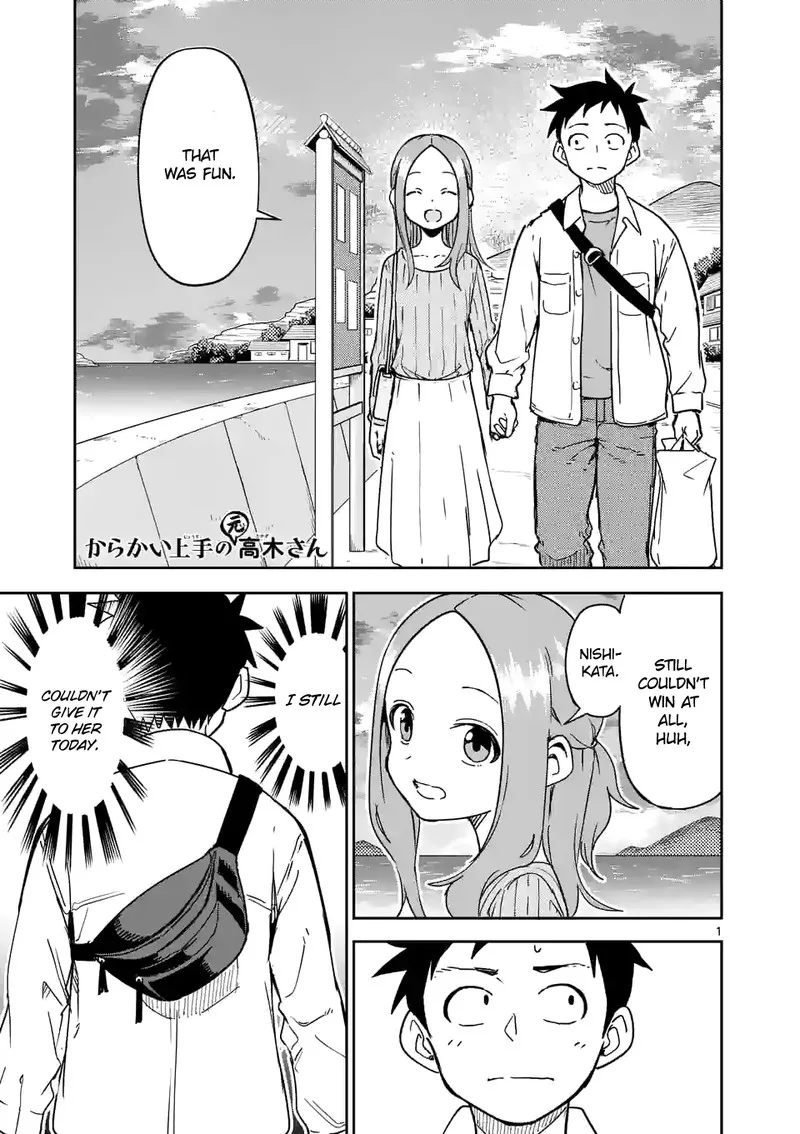 Karakai Jouzu no (Moto) Takagi-san Chapter 300 page 1