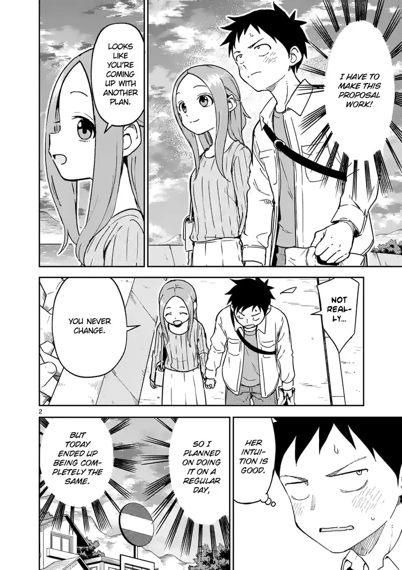 Karakai Jouzu no (Moto) Takagi-san Chapter 300 page 2