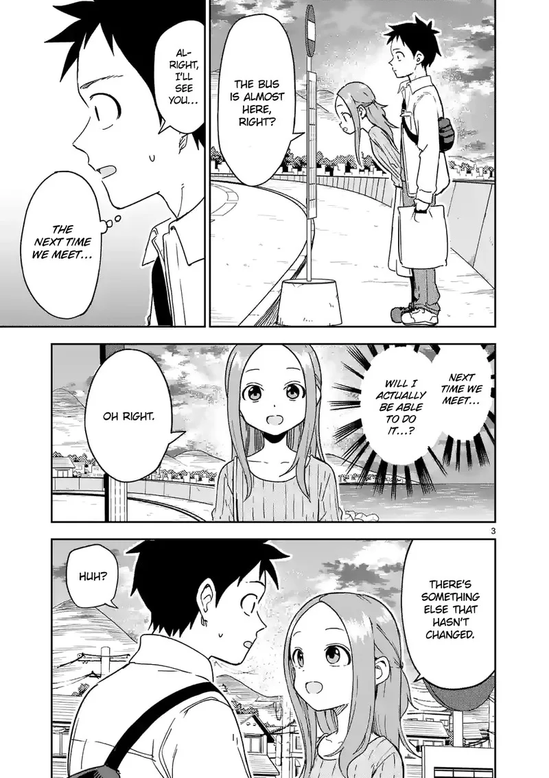 Karakai Jouzu no (Moto) Takagi-san Chapter 300 page 3