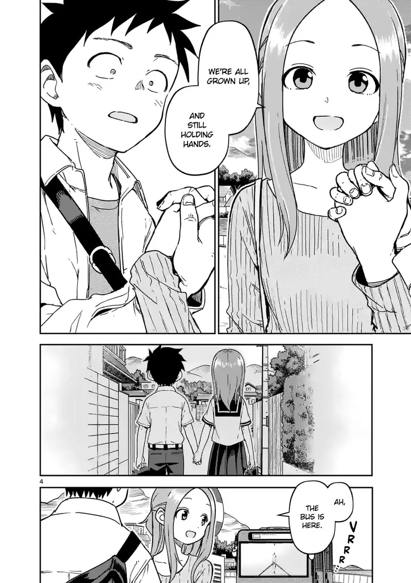 Karakai Jouzu no (Moto) Takagi-san Chapter 300 page 4