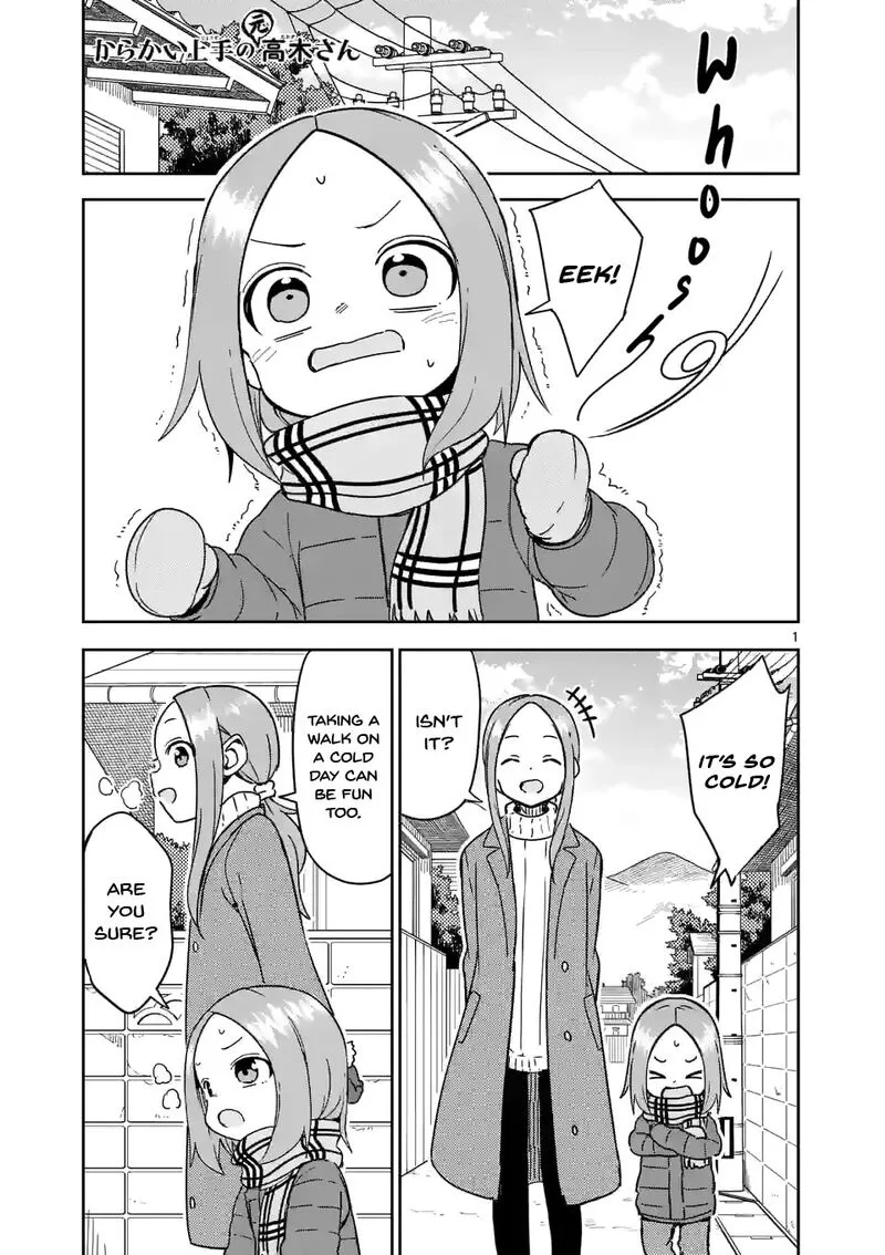 Karakai Jouzu no (Moto) Takagi-san Chapter 302 page 1
