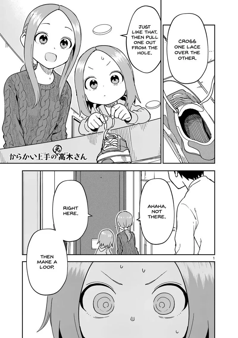 Karakai Jouzu no (Moto) Takagi-san Chapter 304 page 1