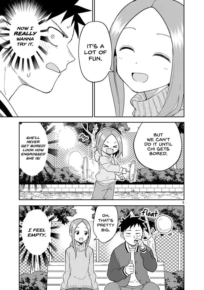 Karakai Jouzu no (Moto) Takagi-san Chapter 307 page 5