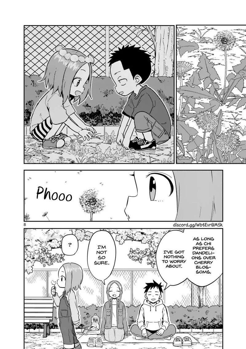 Karakai Jouzu no (Moto) Takagi-san Chapter 309 page 8