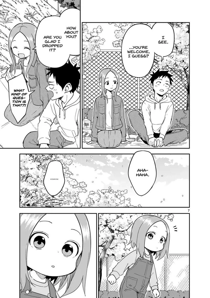 Karakai Jouzu no (Moto) Takagi-san Chapter 309 page 7