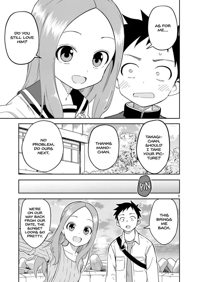 Karakai Jouzu no (Moto) Takagi-san Chapter 312 page 3