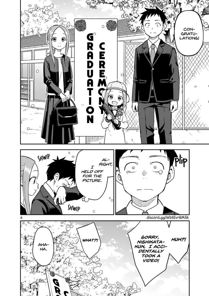 Karakai Jouzu no (Moto) Takagi-san Chapter 312 page 8