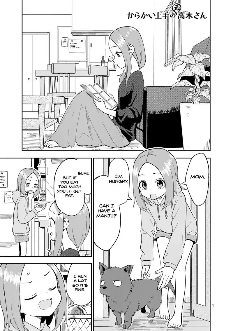 Karakai Jouzu no (Moto) Takagi-san Chapter 313 page 1