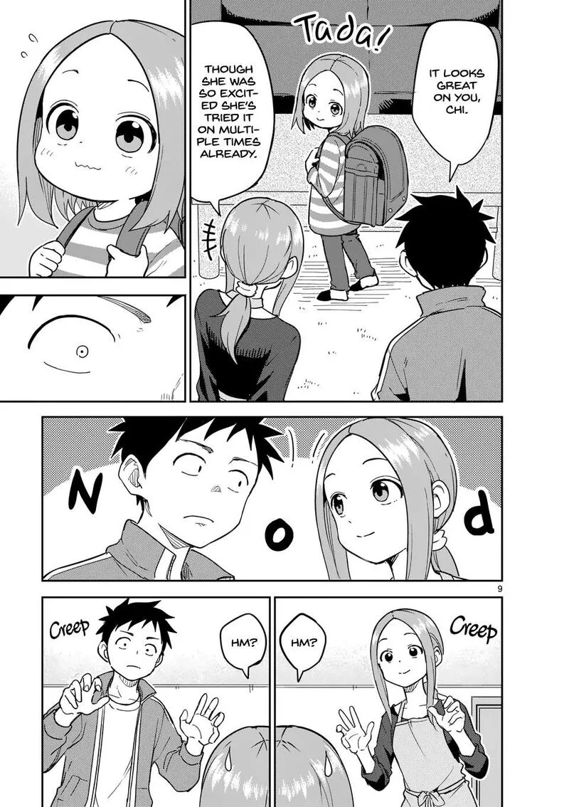 Karakai Jouzu no (Moto) Takagi-san Chapter 314 page 9