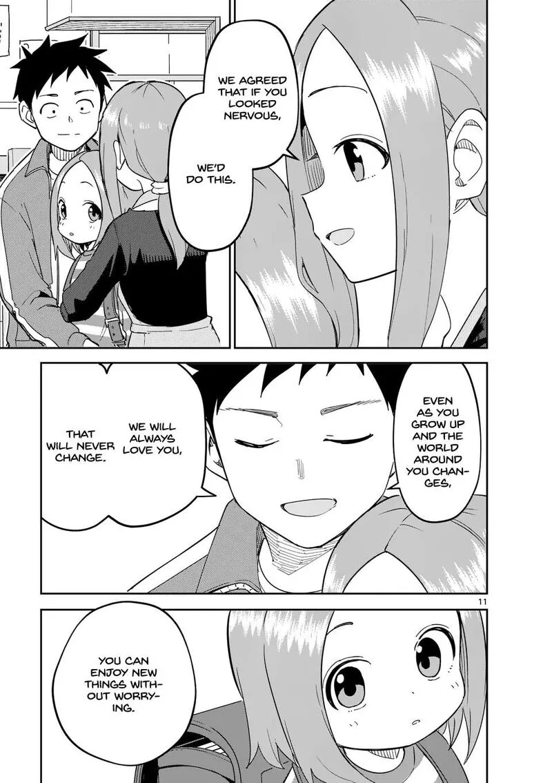 Karakai Jouzu no (Moto) Takagi-san Chapter 314 page 11