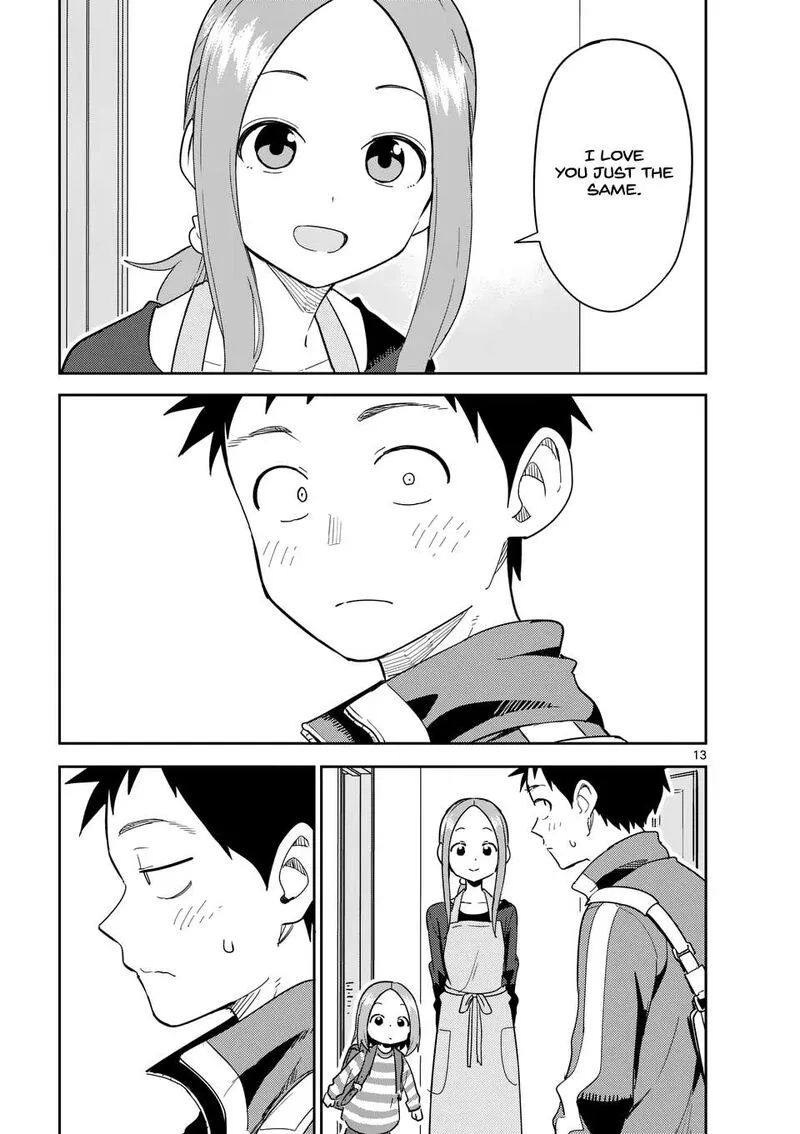 Karakai Jouzu no (Moto) Takagi-san Chapter 314 page 13