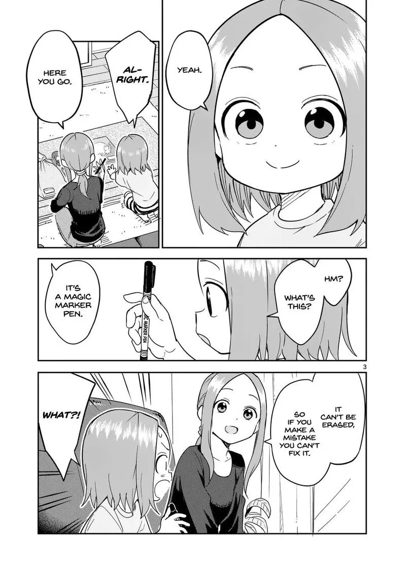 Karakai Jouzu no (Moto) Takagi-san Chapter 314 page 3