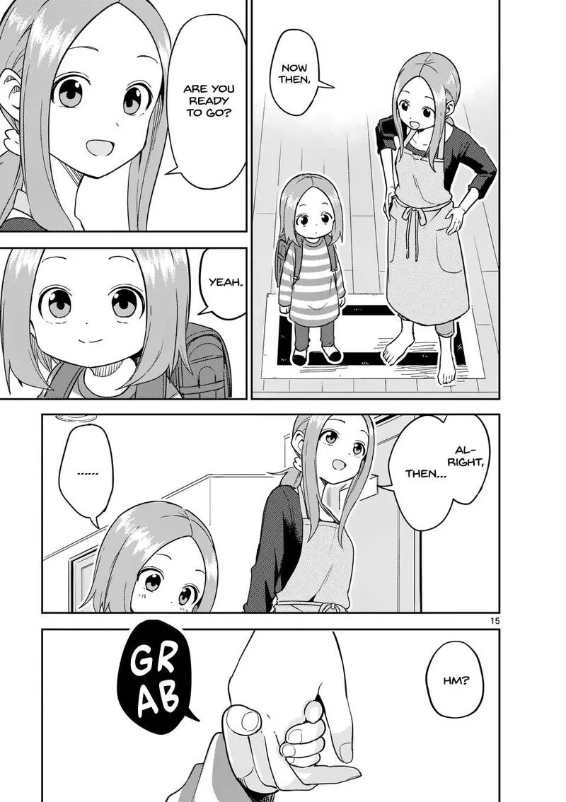 Karakai Jouzu no (Moto) Takagi-san Chapter 314 page 15