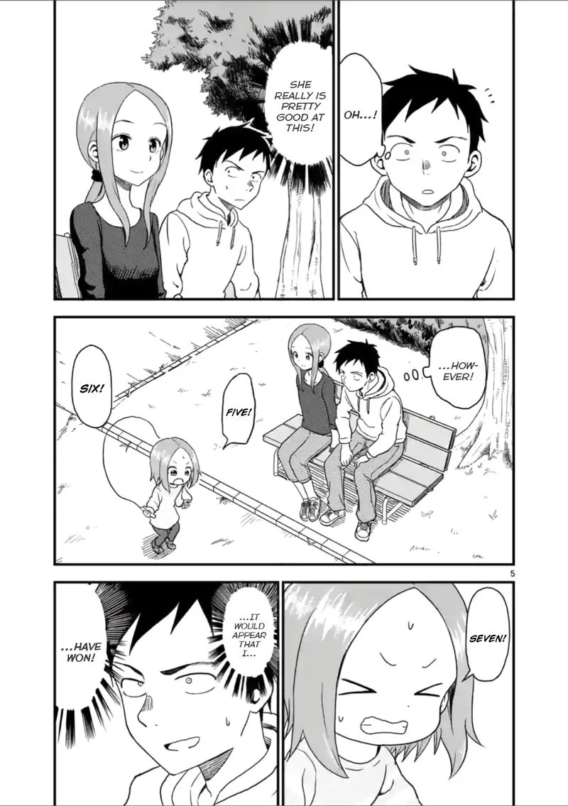 Karakai Jouzu no (Moto) Takagi-san Chapter 33 page 5
