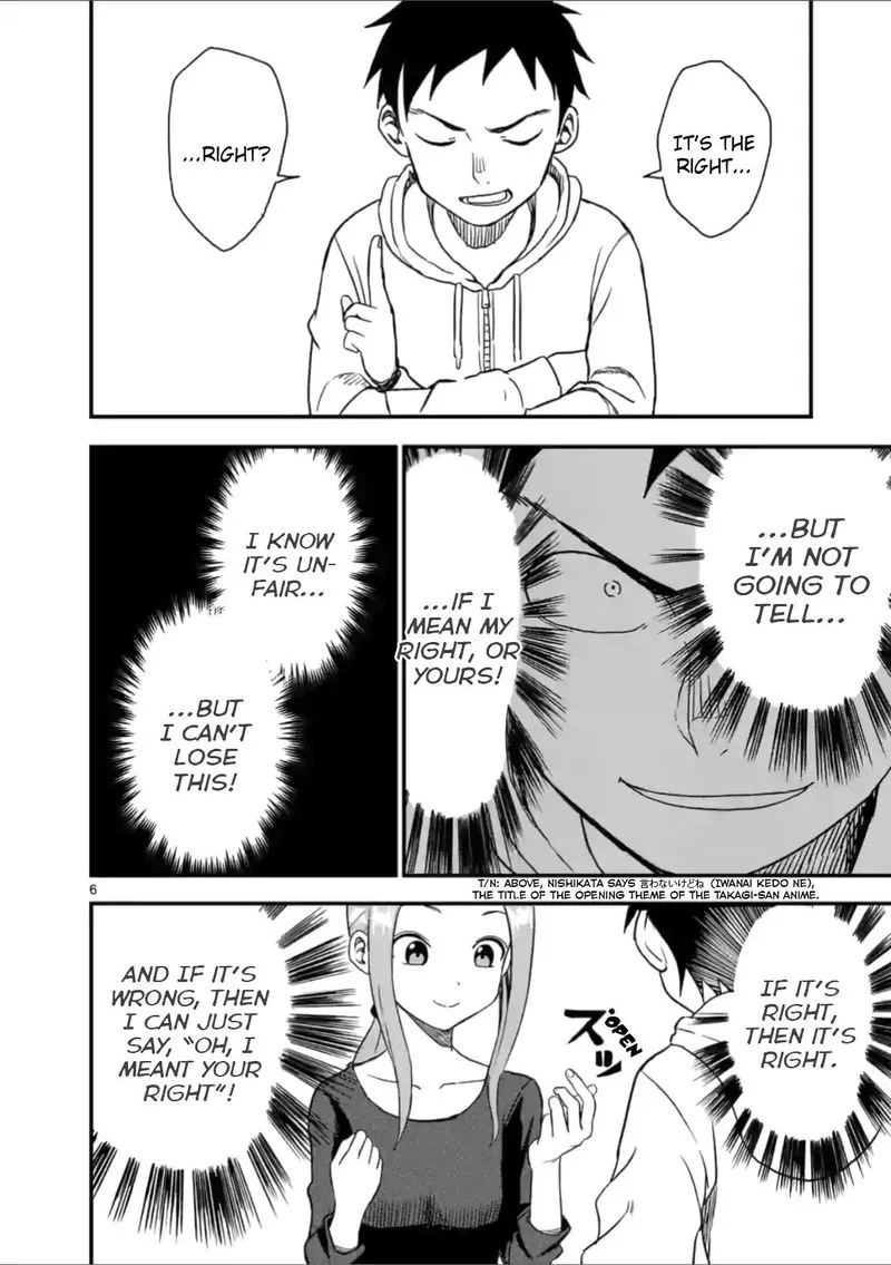 Karakai Jouzu no (Moto) Takagi-san Chapter 39 page 6