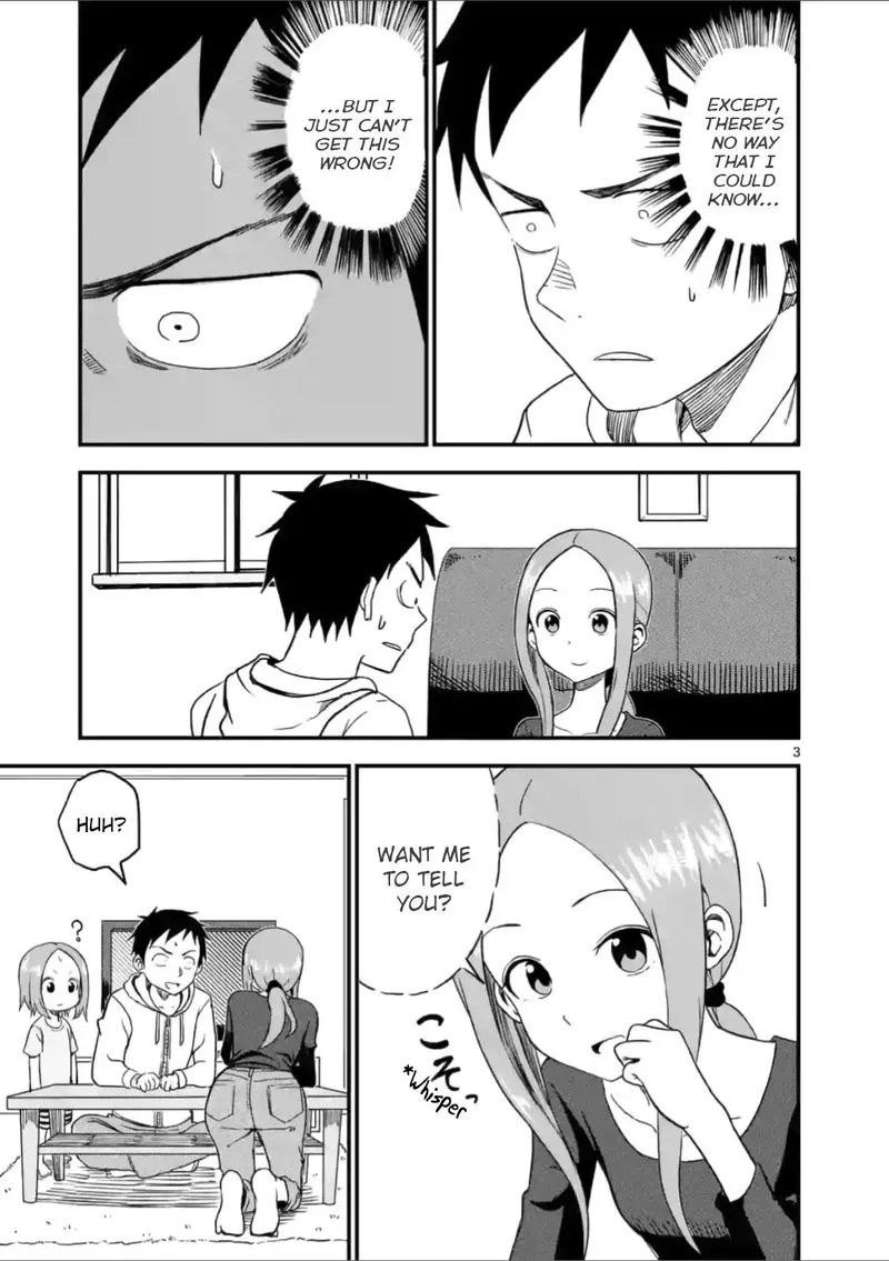 Karakai Jouzu no (Moto) Takagi-san Chapter 39 page 3