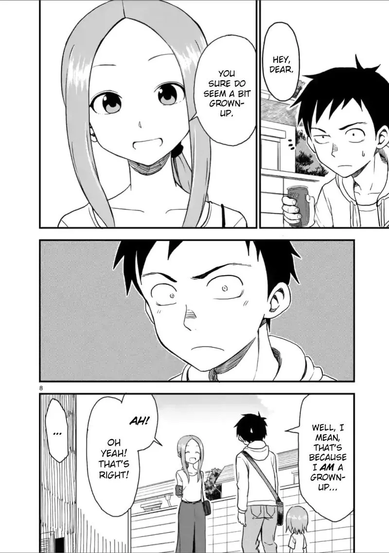 Karakai Jouzu no (Moto) Takagi-san Chapter 40 page 8
