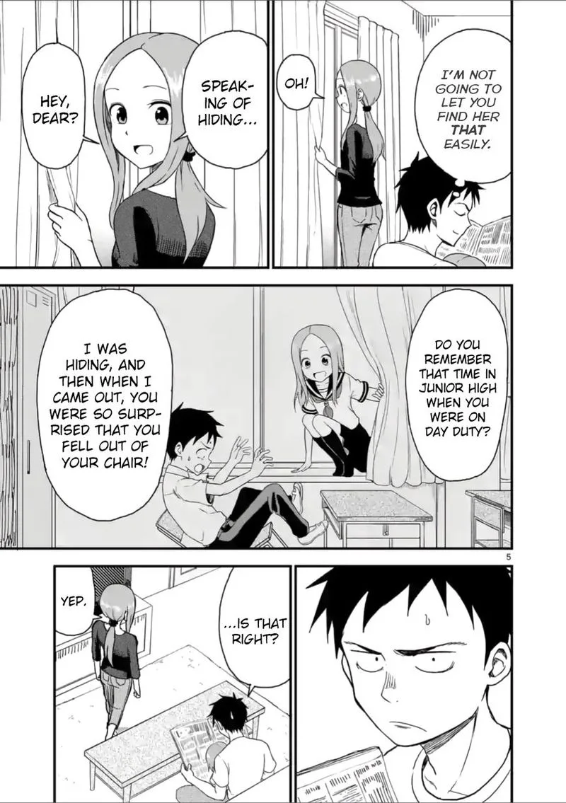 Karakai Jouzu no (Moto) Takagi-san Chapter 41 page 5