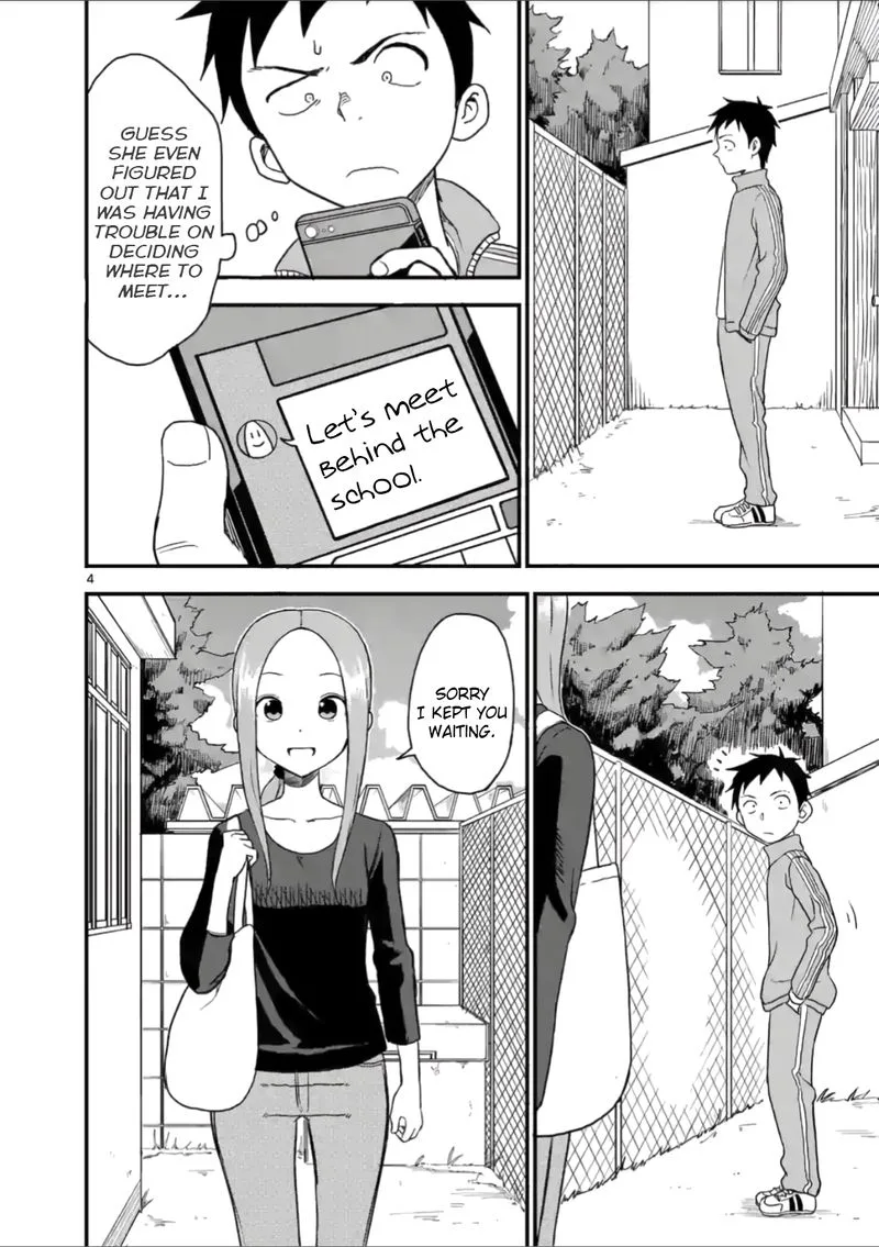 Karakai Jouzu no (Moto) Takagi-san Chapter 42 page 4
