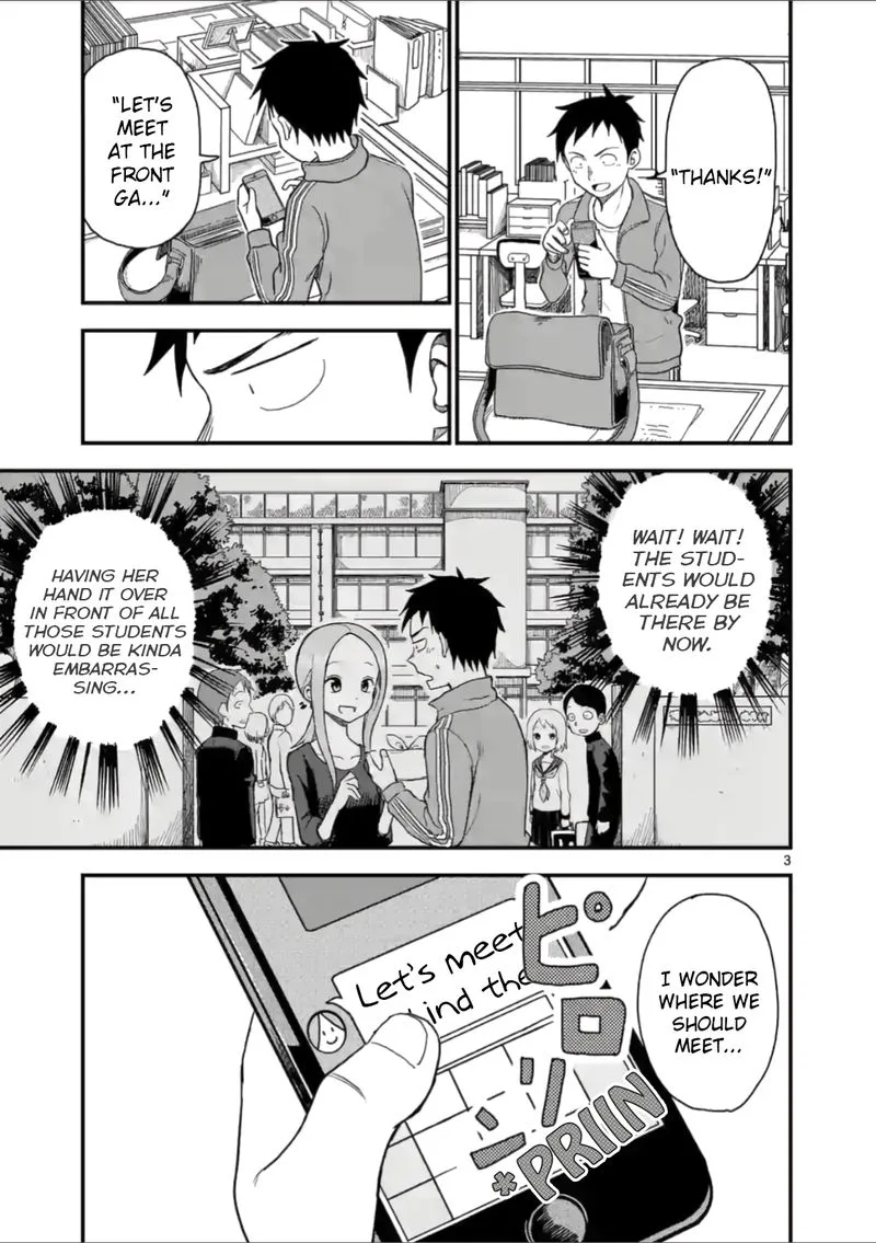 Karakai Jouzu no (Moto) Takagi-san Chapter 42 page 3