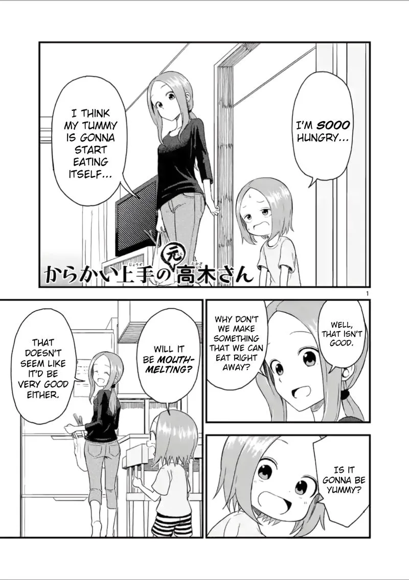 Karakai Jouzu no (Moto) Takagi-san Chapter 44 page 1