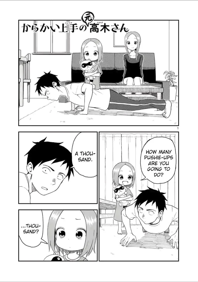 Karakai Jouzu no (Moto) Takagi-san Chapter 57 page 1